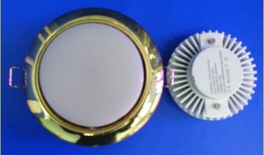 Встраиваемый точечный светильник светодиодный GX53-6W Gold (золотой), 4200 К, 6 Вт