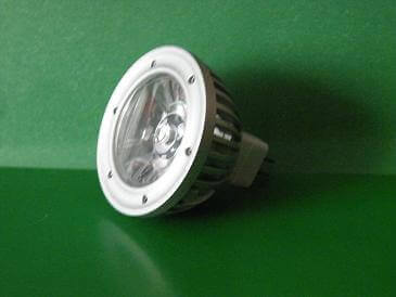 Светодиодная лампа FS-09 серая, 3W, 12V, MR16, 5500 К