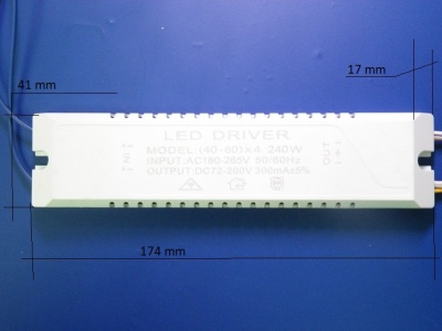 Драйвер для светодиодов ZX 60x4 240W
