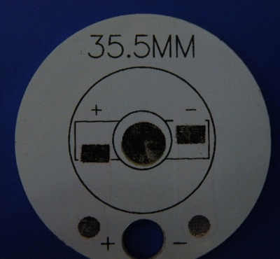 Монтажная плата для светодиодов 35,5 mm