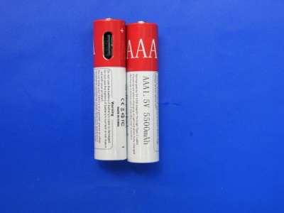 Аккумулятор Li-ion ААА 1,5 V